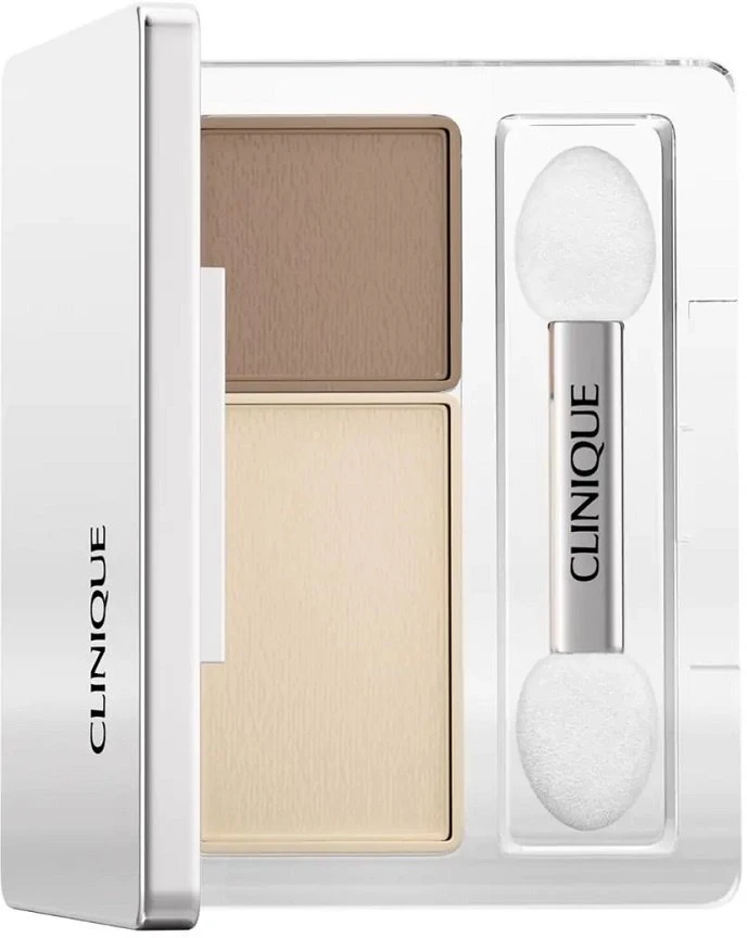 „Clinique All About Shadow™ Duo Ivory Bisque/Bronze Satin“ akių šešėliai 1,7 g