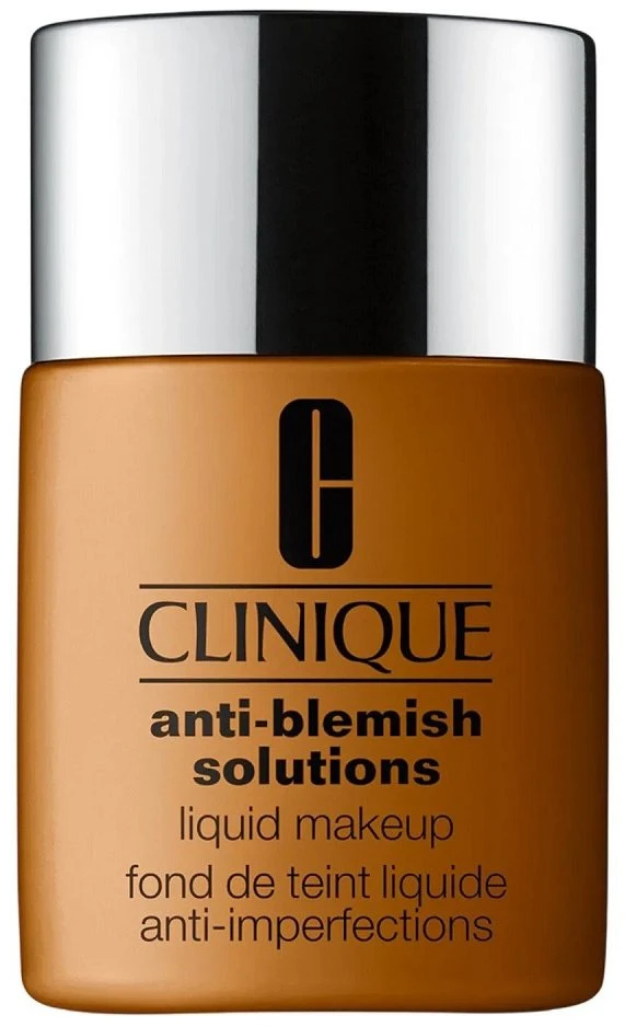 „Clinique Anti-Blemish Solutions“ skystas makiažo pagrindas probleminei odai, lengvas, WN 112 Ginger, 30 ml