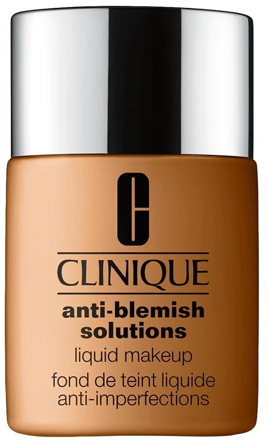 „Clinique Anti-Blemish Solutions“ skystas makiažo pagrindas probleminei odai, lengvas, CN 78 riešuto spalvos, 30 ml