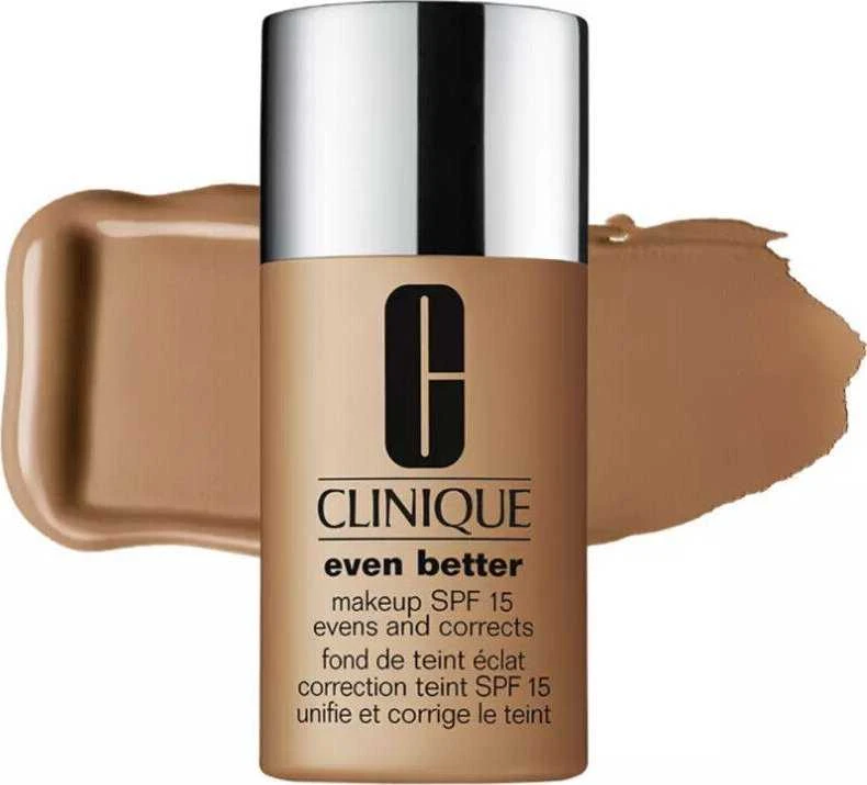 „Clinique Even Better“ drėkinamasis skystas makiažo pagrindas be parabenų CN 113 Sepia SPF 15, 30 ml