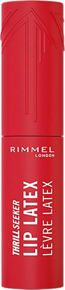 Rimmel London Thrill Seeker Lip Latex skystieji lūpų dažai, atspalvis: 400 Rimmel Raudona, 6 ml