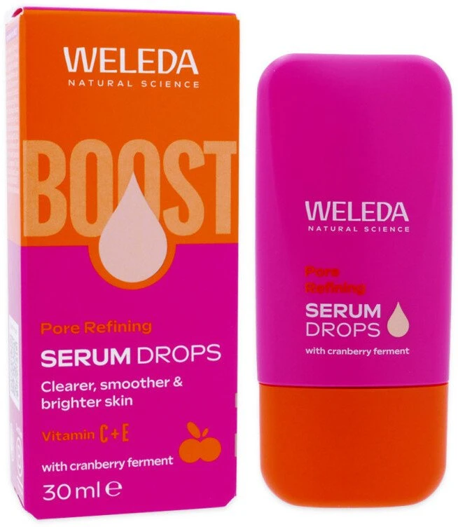 Weleda Boost poras valantys serumo lašai 30ml