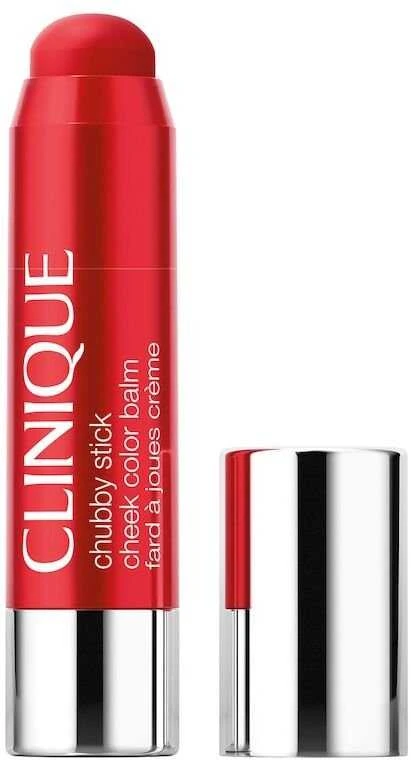 „Clinique Chubby Stick“ spalvotas skruostų balzamas „Ramp’d Up Rouge“, 6 g.