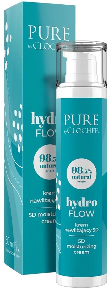Clochee „Hydro Flow 5D“ drėkinamasis kremas, 50 ml