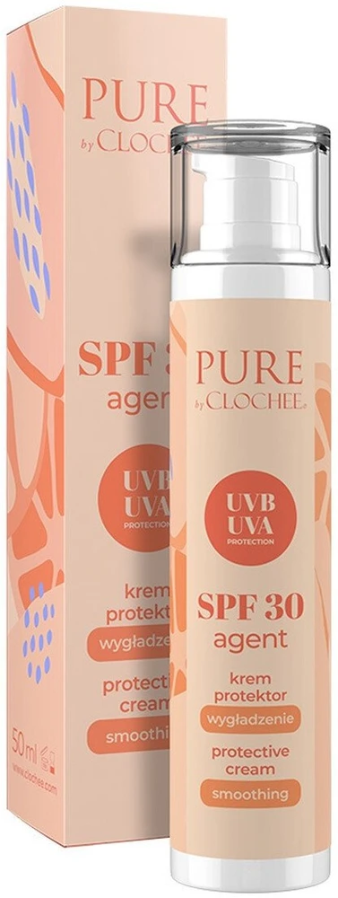 Clochee CLOCHEE_Pure SPF30 Agent krem protektor do twarzy Wygładzenie 50ml