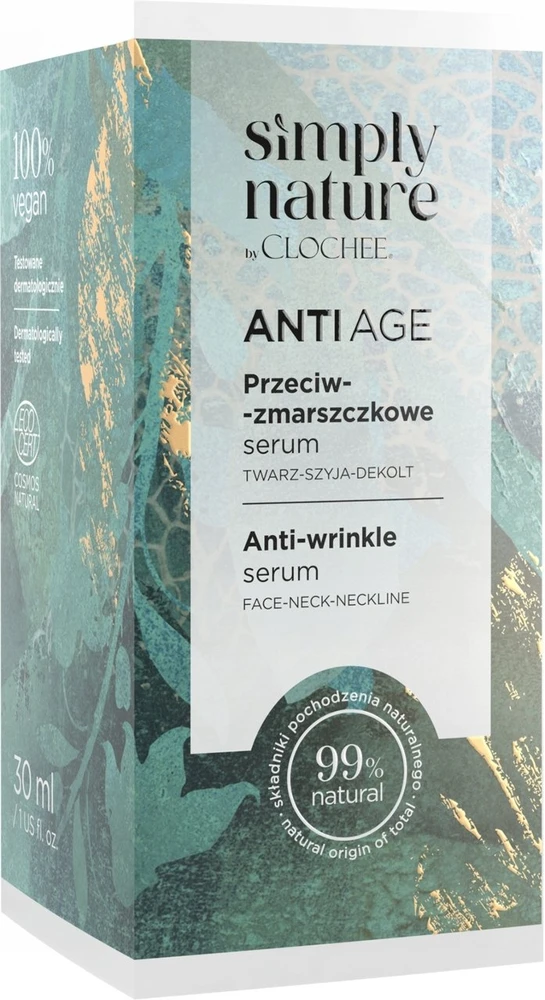 Clochee „Simply Nature“ raukšlių serumas 30 ml