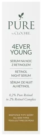 CLOCHEE_Pure by Clochee 4Ever Young Night Serum serumas nuo raukšlių, 30 ml