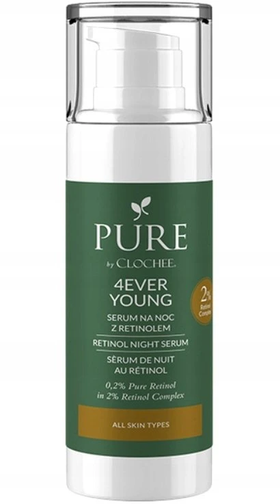 CLOCHEE_Pure by Clochee 4Ever Young Night Serum serumas nuo raukšlių, 30 ml