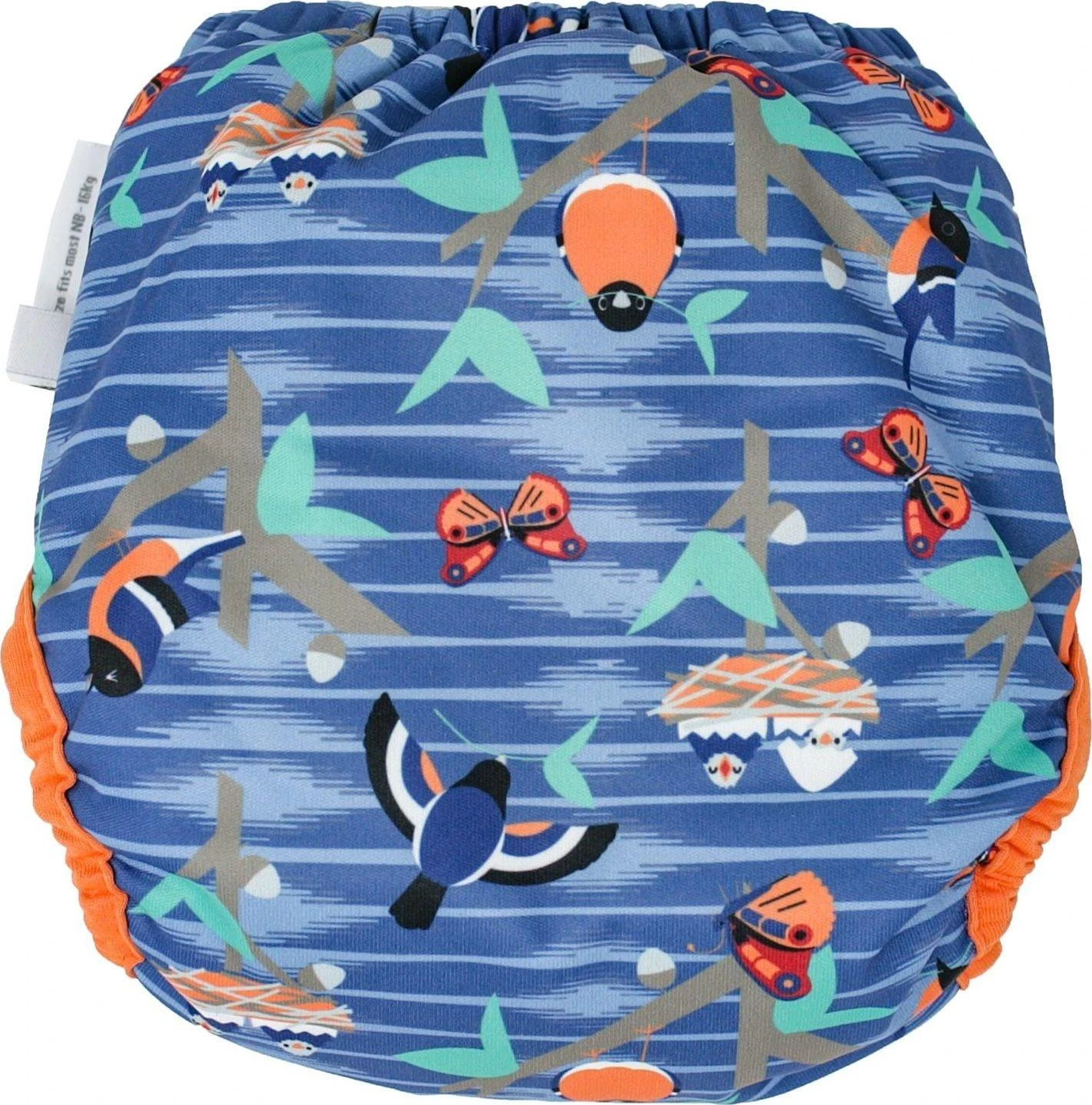 Close Caboo daugkartinės sauskelnės Pop-in AIO Twilight Garden 4.5-16 kg, 1 vnt.