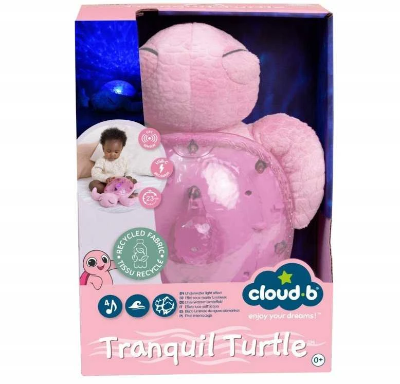 Cloud B Tranquil Turtle rožinė