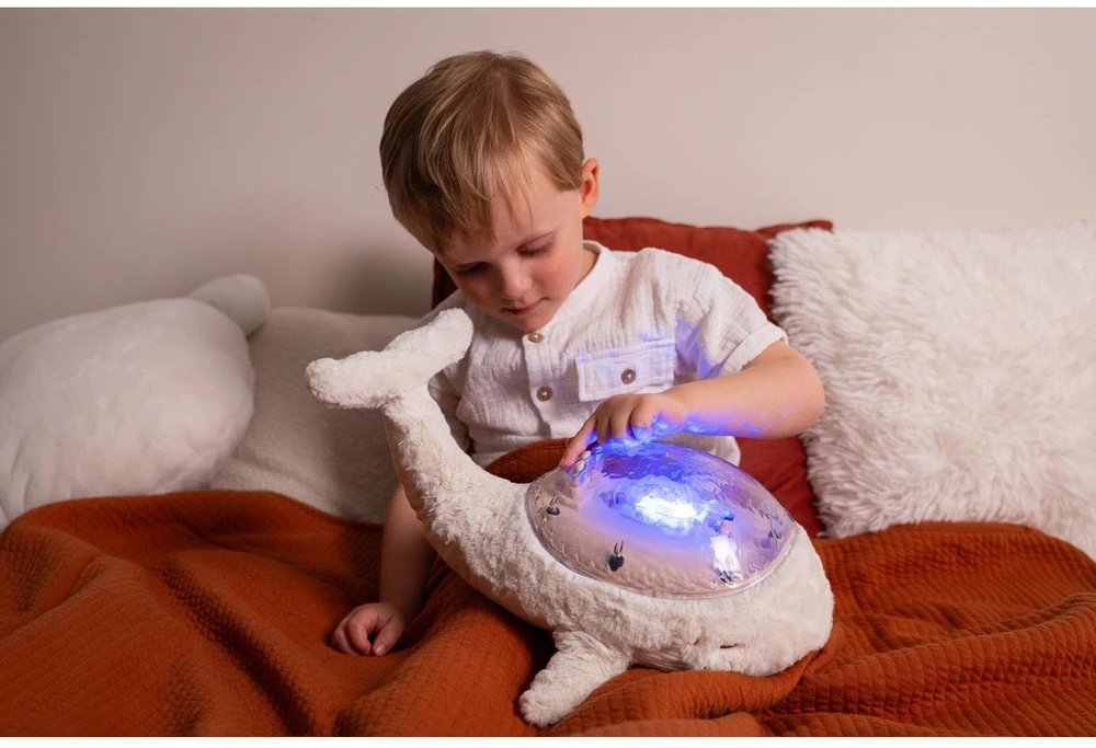 Projektorius su pozytywką - Wieloryb balta ECO - Cloud b® Tranquil Whale™