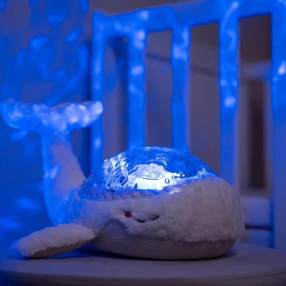 Projektorius su pozytywką - Wieloryb balta ECO - Cloud b® Tranquil Whale™