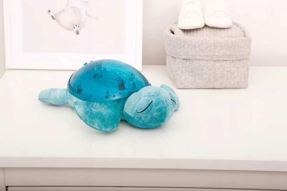 Cloud B migdukas projektorius su garsais Tranquil Turtle, mėlynos spalvos