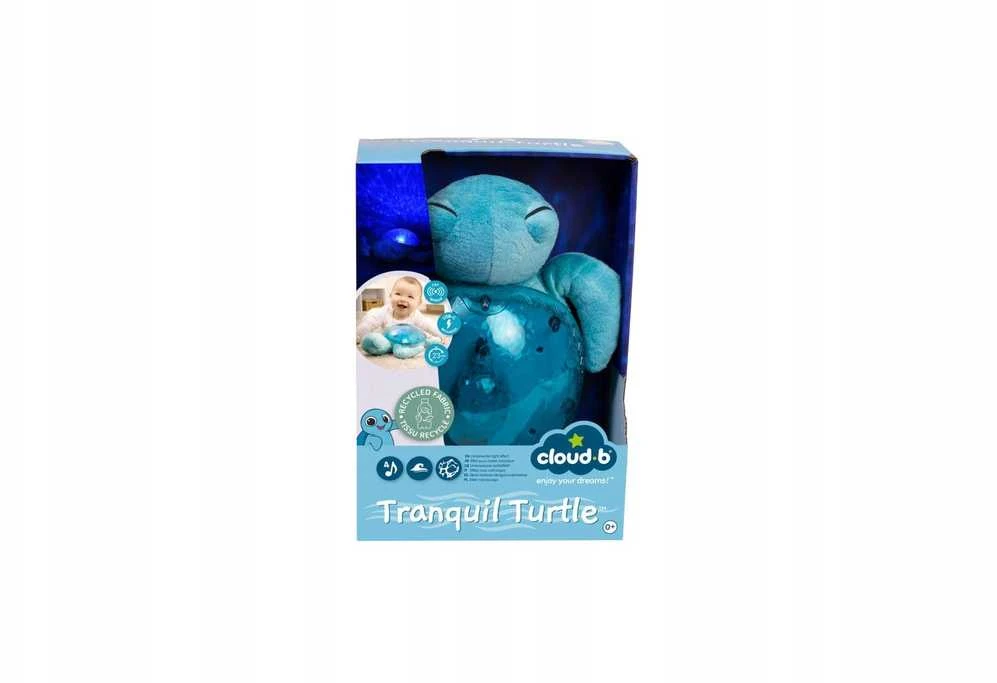 Cloud B migdukas projektorius su garsais Tranquil Turtle, mėlynos spalvos