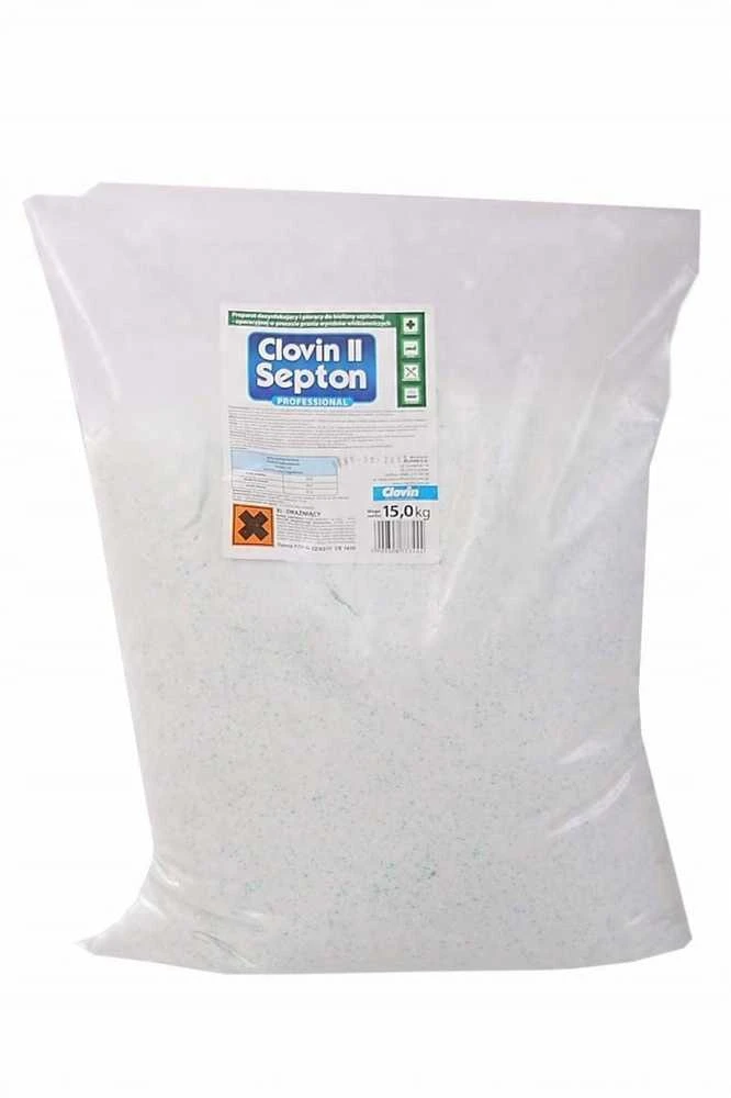 Clovin II Septon - Skalbimo ir dezinfekavimo priemonė 15 kg