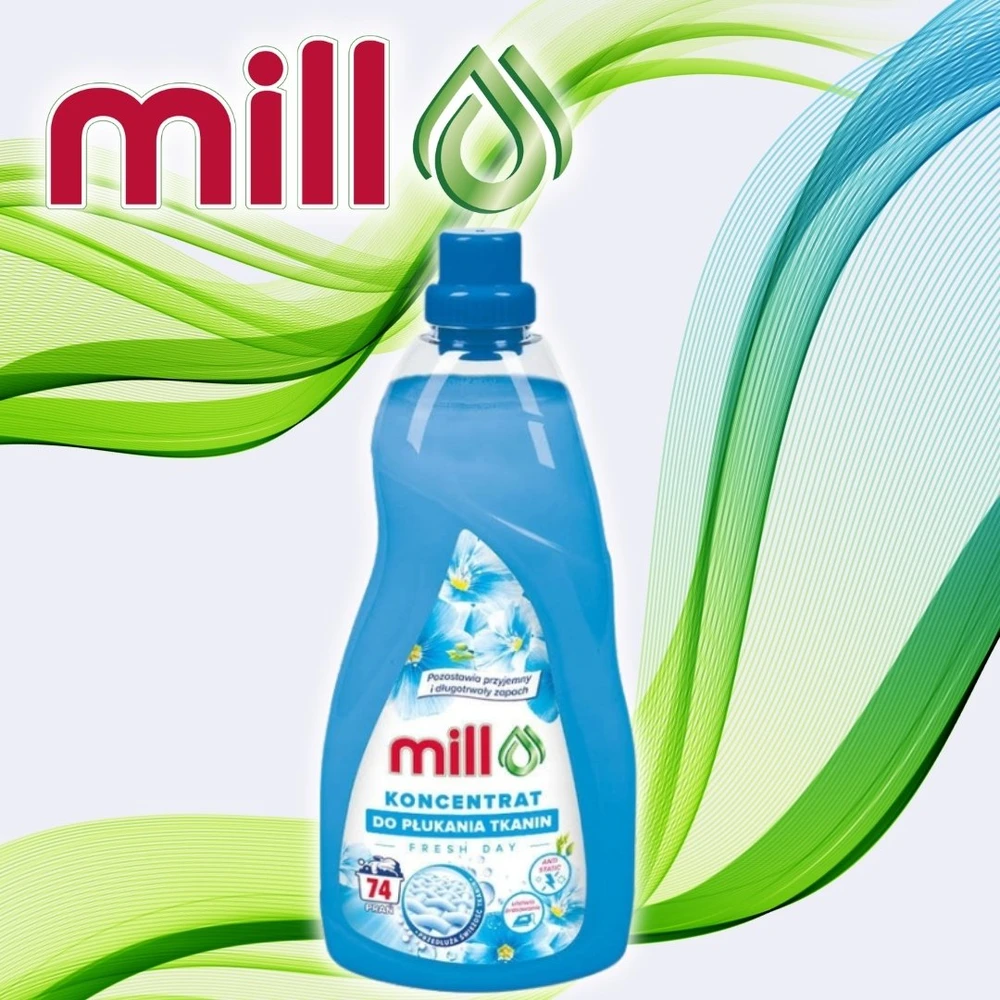 Madonis MILL Fresh Day audinių minkštiklio koncentratas, 2 l