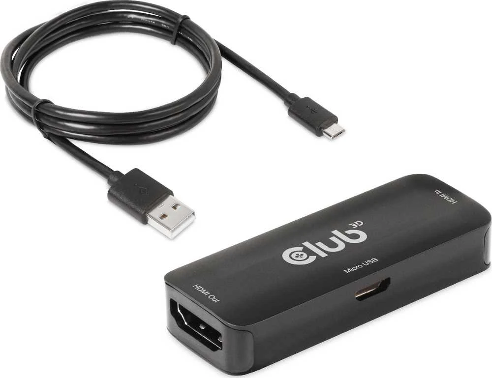 Club 3D HDMI adapteris su USB maitinimo laidu