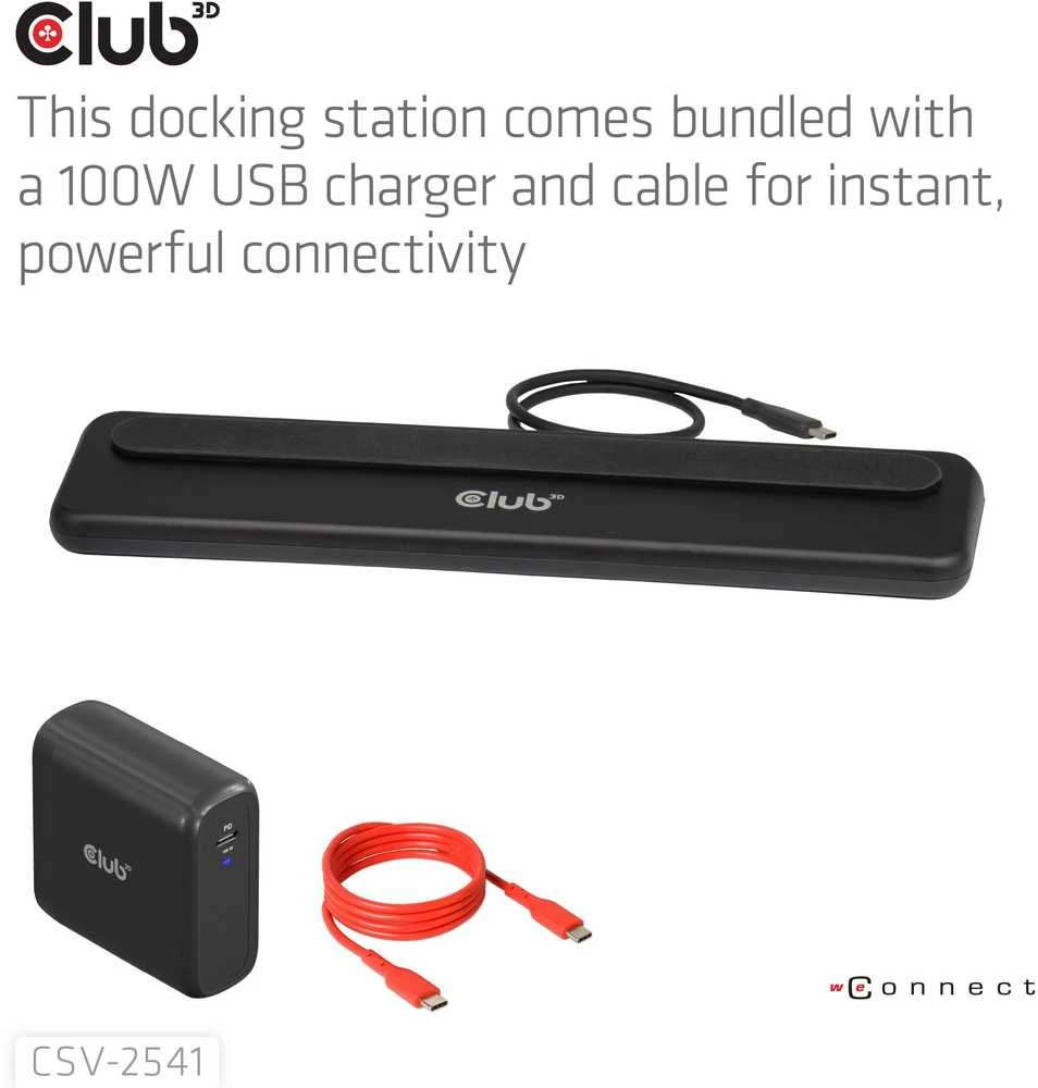 „Club 3D“ „Club3D“ USB-C prijungimo stotelė 12v1, 2xHDMI, 1xDP, 2xUSB-C, 3xUSB, 1xRJ45, 1x3,5 mm, juoda