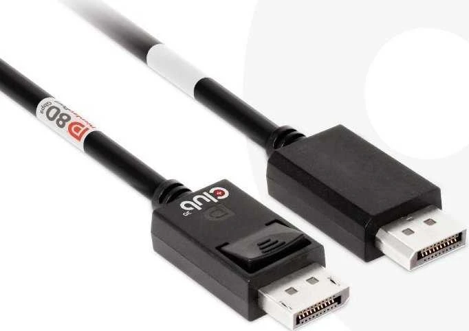 Club 3D Club3D Kabelis DisplayPort 2.1 na DisplayPort 2.1 4K120Hz/8K60Hz HDR (M/M), 1.2m, juoda
