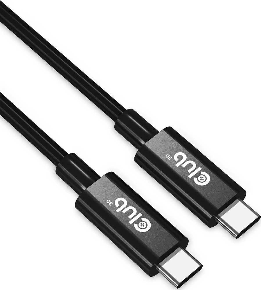 Club 3D Club3D Kabelis USB4 Gen3x2 Typ C 8K60Hz UHD maitinimo tiekimas 240W, (M/M), 300cm