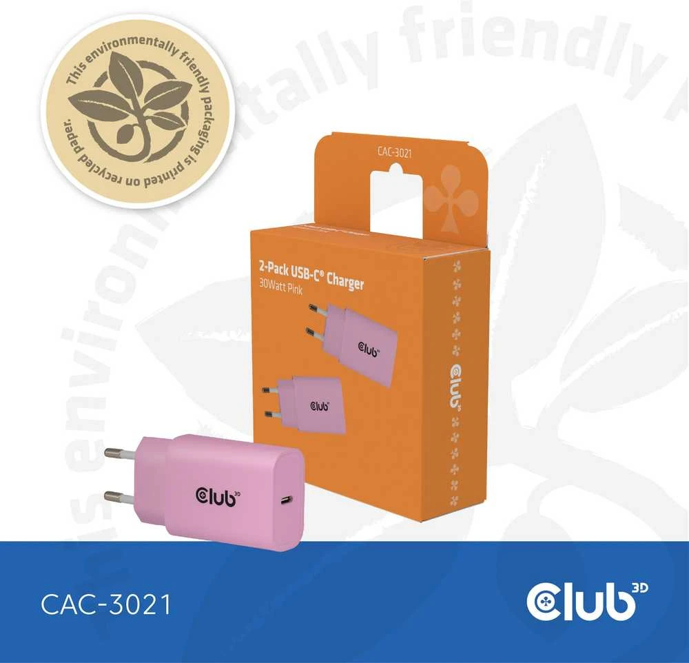Įkroviklis Club 3D CAC-3021 USB-C 30 W (CAC-3021)
