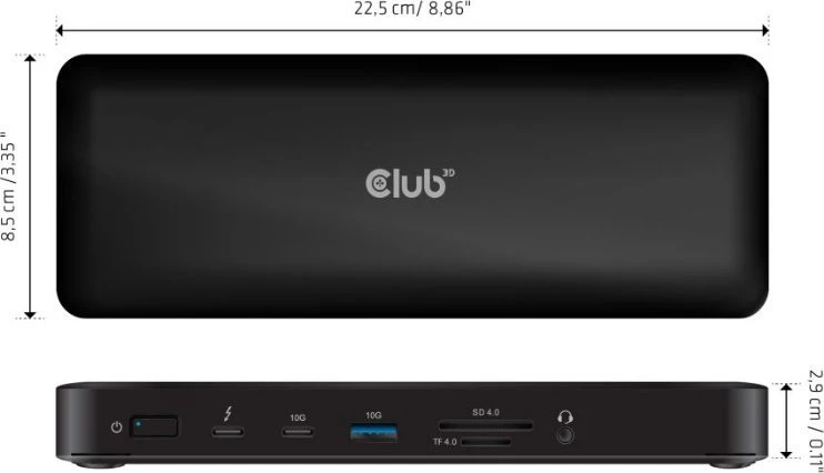 Stacja/replikator Club 3D CSV-1583 Thunderbolt 4 (CSV-1583)