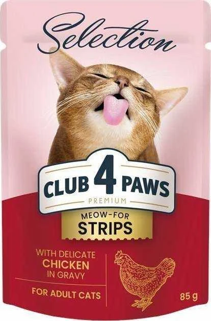 Club 4 Paws Selection konservai katėms su vištiena padaže, 85 g