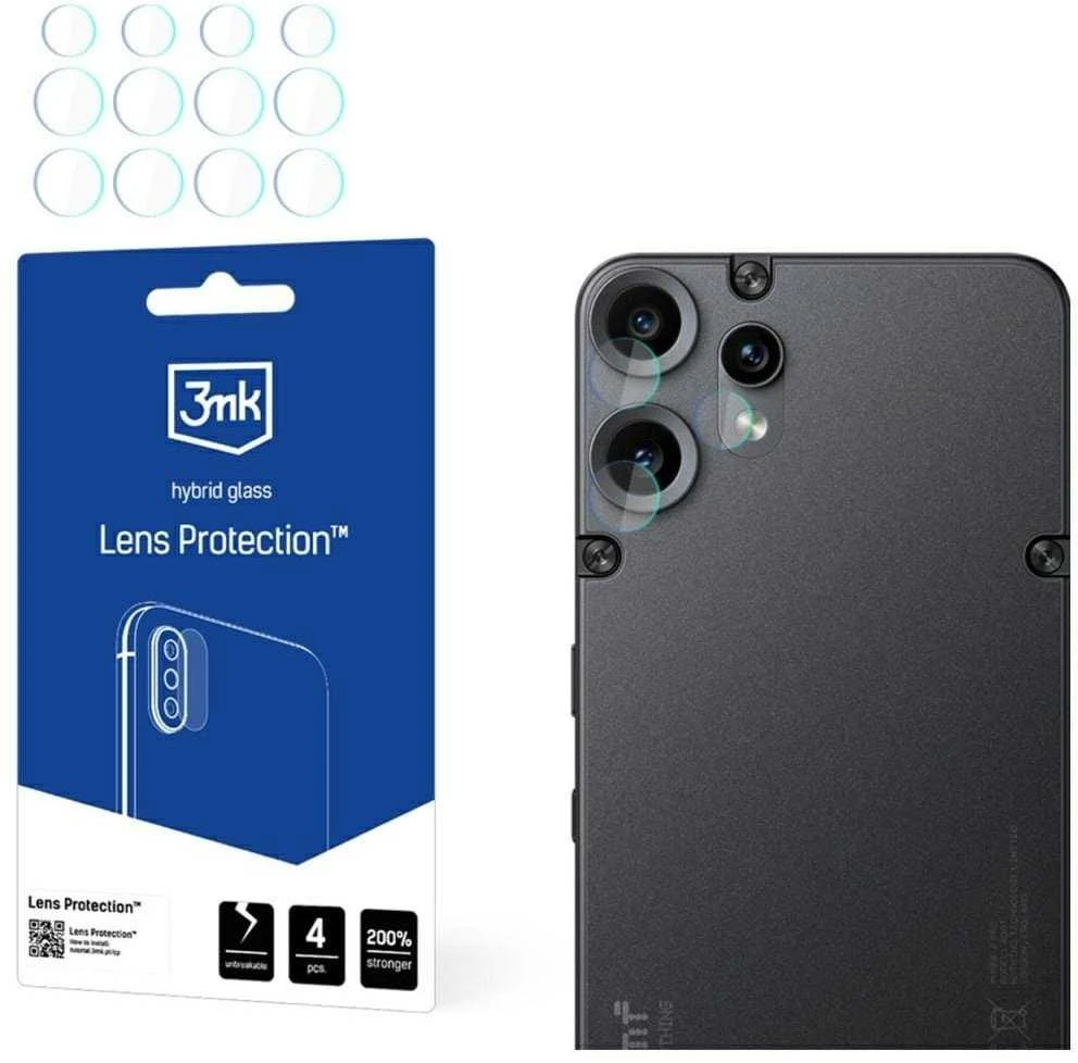 „3Mk Protection 3mk Lens Protection™“ hibridinio fotoaparato objektyvo stiklas, skirtas „CMF Phone 2 Pro“, gamintojas „Nothing“