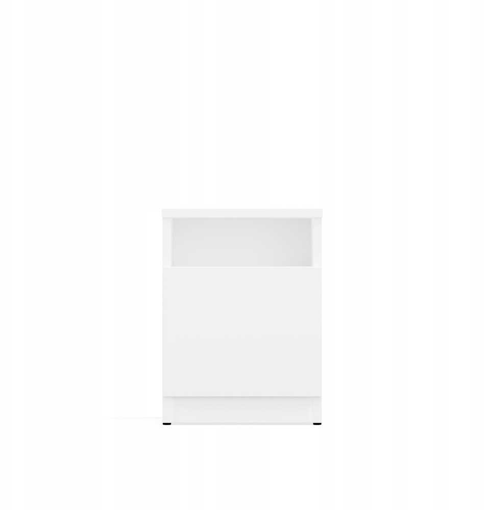 Top E Shop GALAX 30/1D Baltas BEDSIDE TABLE