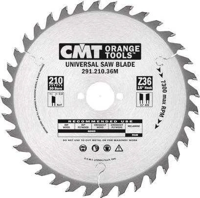 Diskas pjovimo HW 160x2,2/1,6x20 Z40 15° ATB, CMT