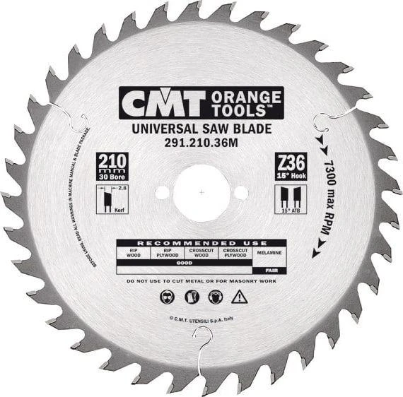 Pjovimo diskas 165X2.2/1.6X20 Z=48, CMT