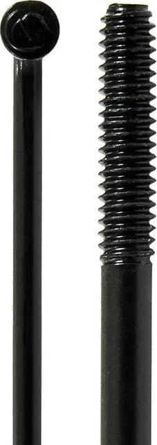 Cn Spoke Cn Stipinai Stipinai CNSPOKE STD14 2.0-2.0-2.0 nerūdijantis plienas 222mm juodas + 144vnt speneliai - CN-STD222C