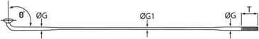 Cn Spoke Stipinai DB454 2.0-1.8-2.0 nerūdijantis plienas 290mm juodas + speneliai 144vnt. (CN-DB454-290C)