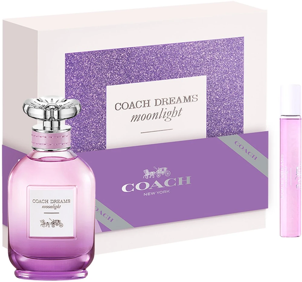 Rinkinys „Coach“: „Dreams Moonlight“ kvepalai moterims, 60 ml + „Dreams Moonlight“ kvepalai moterims, 7,5 ml