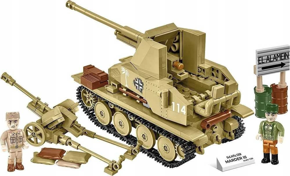 Cobi Konstruktorius Sd.Kfz. Marder III, 486 detali