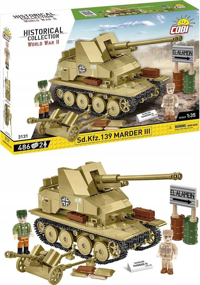 Cobi Konstruktorius Sd.Kfz. Marder III, 486 detali