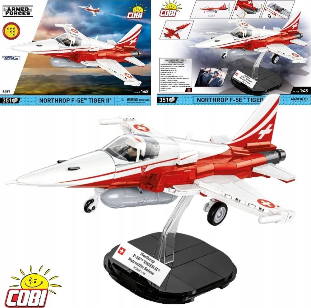 COBI 5857 Armed Forces Northrop F-5E Tiger II 351 laikrodis