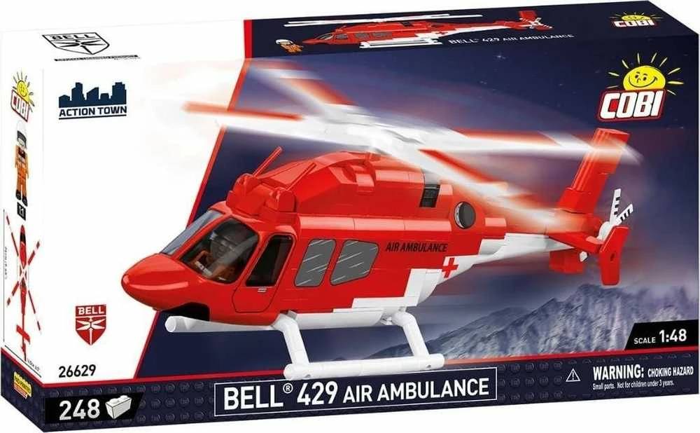 COBI Bell 429 Greitosios pagalbos sraigtasparnis, konstruktorius 1:48 248 det.