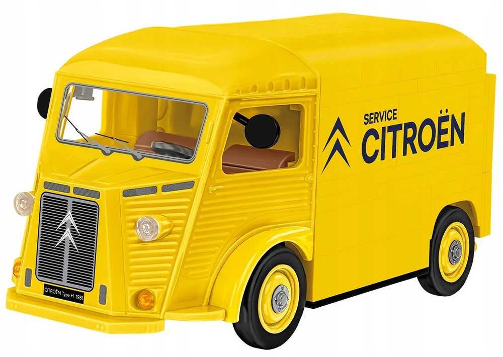 Statybinis žaidimas - COBI - Citroën Type H - Geltonas - 187 dalys - Masto 1:35