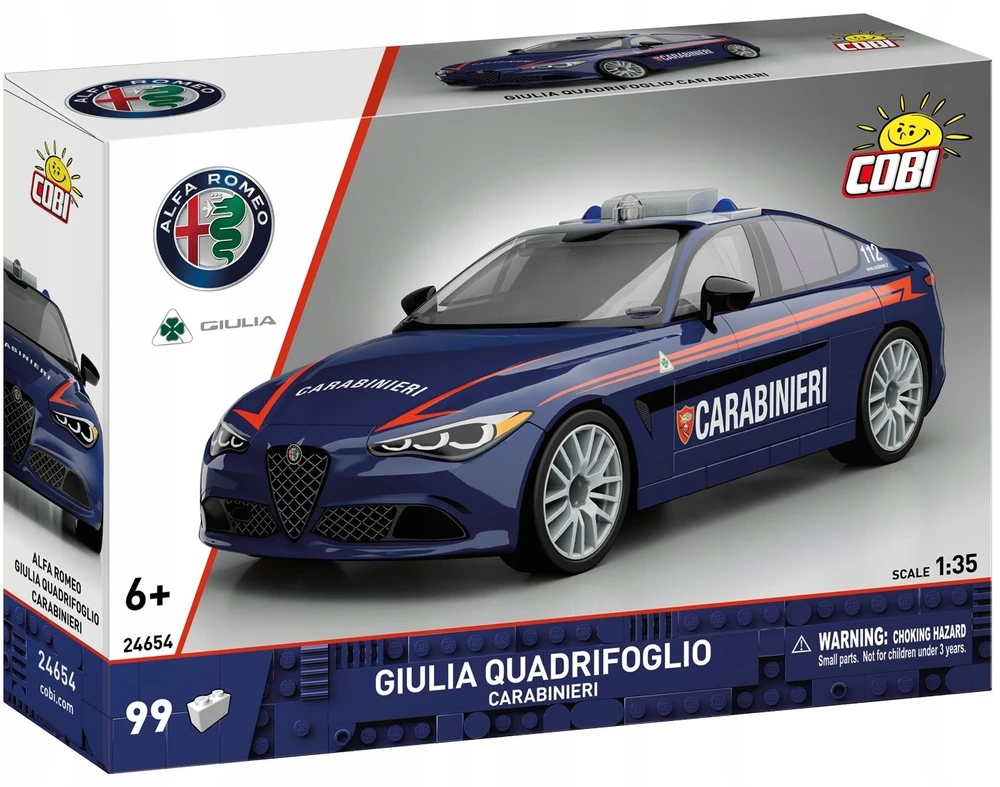 COBI Alfa Romeo Giulia Auad.Carabinieri 99kl 24654