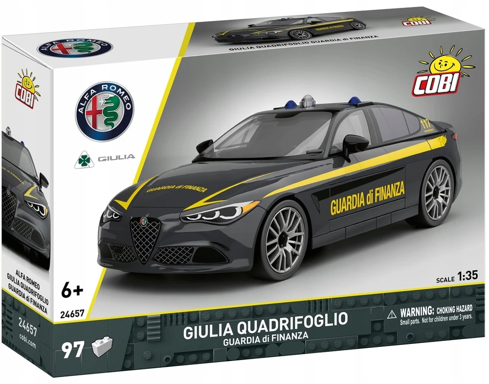 Cobi Alfa Romeo Giulia Quadrifoglio Gwardia Finansowa