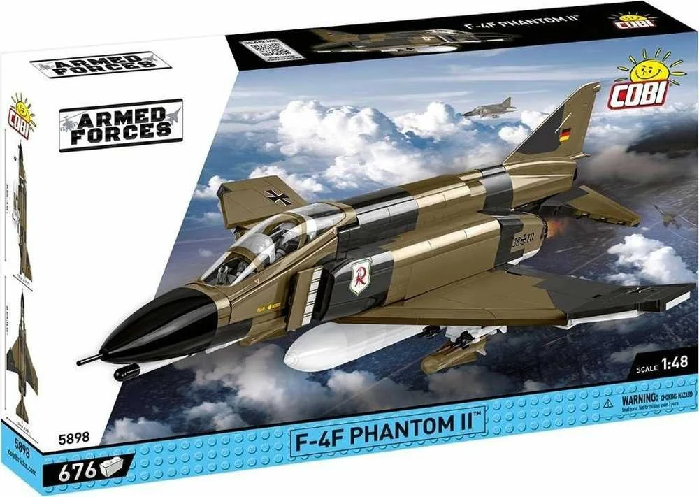 Statybos žaidimas - COBI - F-4F Phantom II - Rudas - Surinkimo komplektas - Vaikams