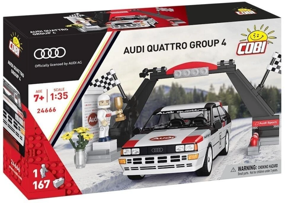 Cobi Kaladėlių rinkinys Audi Quattro Group 4 1981 1:35