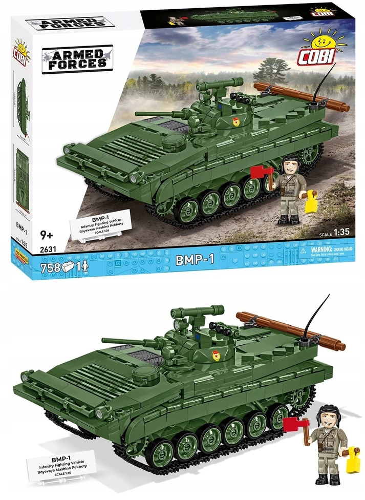 Cobi Klocki BMP-1 blokuoja 758 blokus