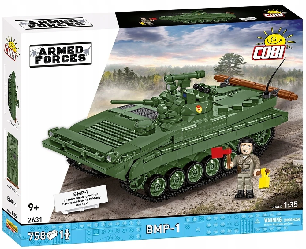 Cobi Klocki BMP-1 blokuoja 758 blokus
