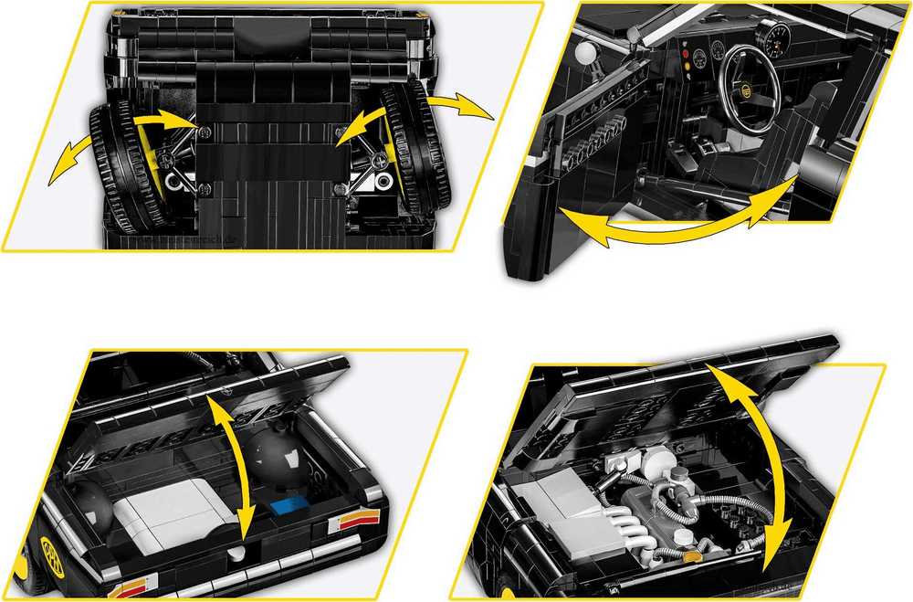Cobi 24333 Opel Record C-Schwarze Witwe 1:12 2078 kl.