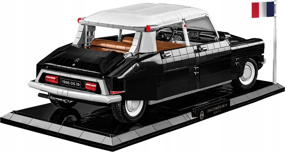 KONSTRUKCIJŲ ŽAIDIMAS - COBI - 1956 METŲ CITROËN DS 19 - Vykdomoji Leidimo Versija - JUODA - 1:12