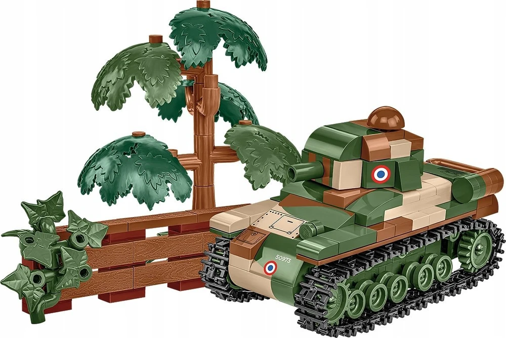 Maketas - COBI - RENAULT R-35 - Plastikas - Vaikams nuo 6 metų - Interjeras