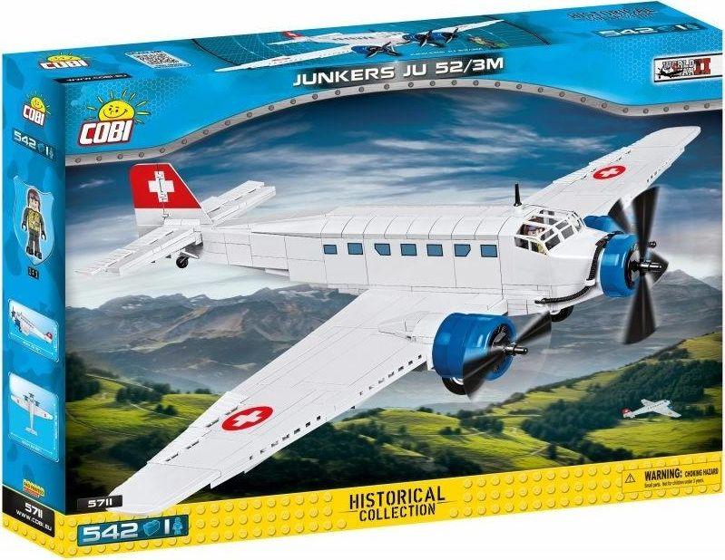 Cobi 5711 Vokietijos Junkers JU-52/3M transporto lėktuvas