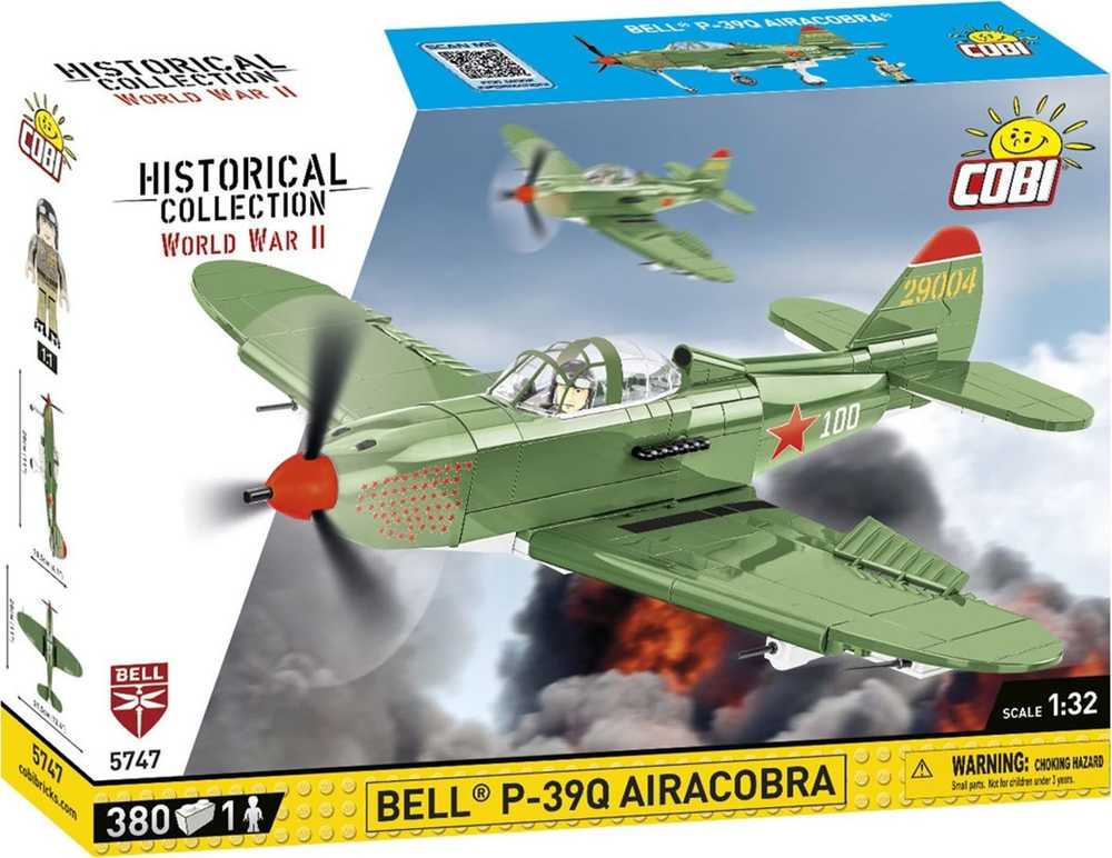 Lėktuvas modelis - COBI - BELL P-39Q AIRACOBRA - Plastikas - Nuo 8 metų - Mišrus